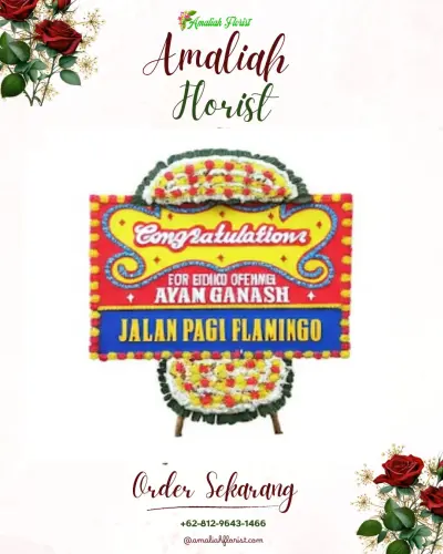 Bunga Papan Congratulation di Gondangrejo